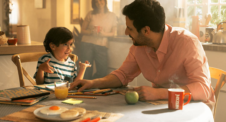 Imagen de la campaña NESCAFE